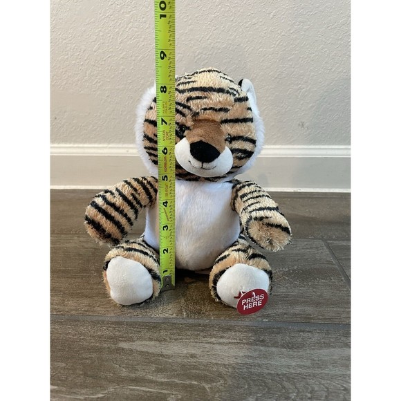 Cuddle Barn 9 in Tall Soft Growling Tiger Plush EUC Working Adorable! - Picture 6 of 7